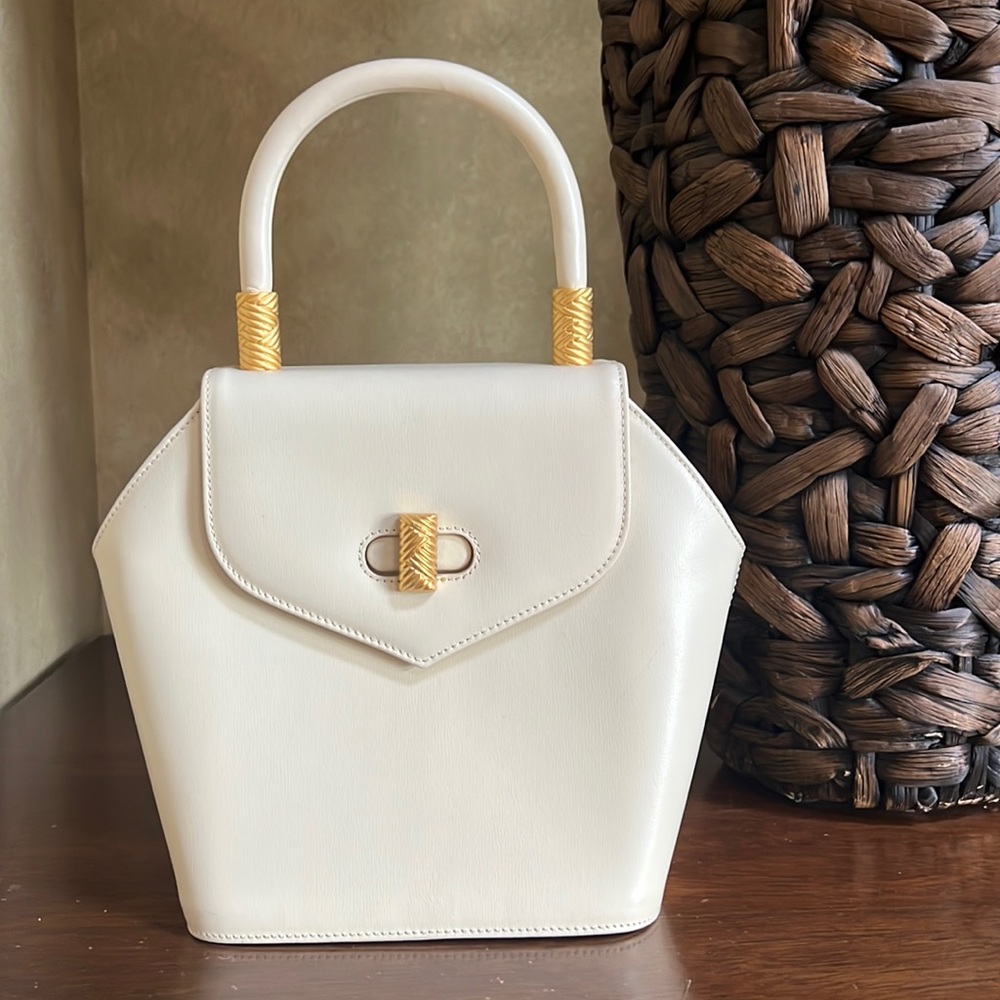 Ungaro off white vintage bag